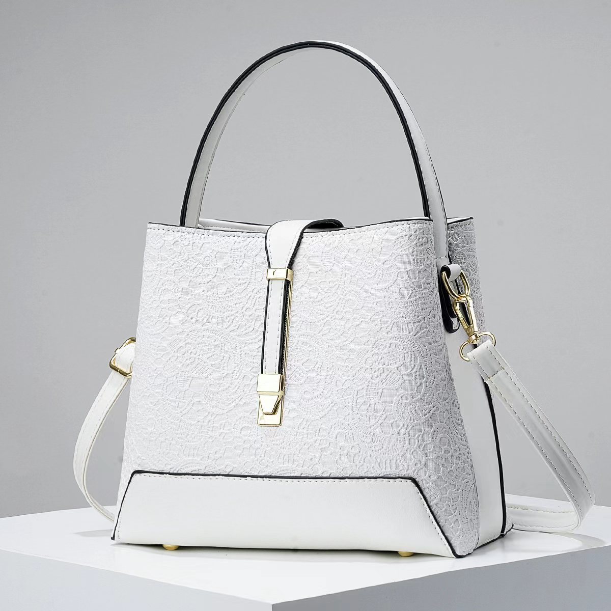 Leather Work Handbags - ใหม่หรูหรา Tote กระเป๋าหนัง Classy กระเป๋าถือ Professional