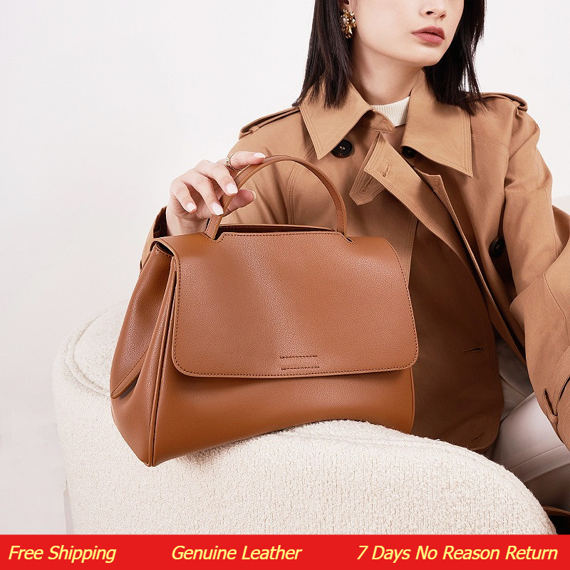 Leather Work Handbags For Women - กระเป๋าโท้ทสุดหรูสำหรับผู้หญิง กระเป๋าถือสำหรับเดินทาง ช้อปปิ้ง ทำงาน กระเป๋าสะพายไหล่สไตล์วินเทจ กระเป๋าแฟชั่นสำหรับเดินทางและทำงาน