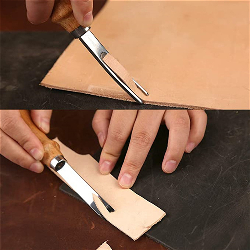 Leatherwork Diy - เครื่องมือตัดขอบหัตถกรรมเครื่องหนังตัดด้วยมือแบบ DIY หัตถกรรมเครื่องหนังตัดด้วยมือ