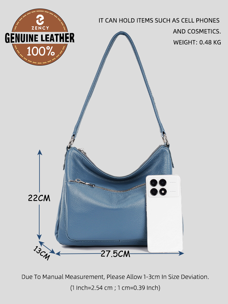 กระเป๋าถือหนังวัว Zency สำหรับ - Leather Work Handbags For Women บทวิจารณ์และราคา