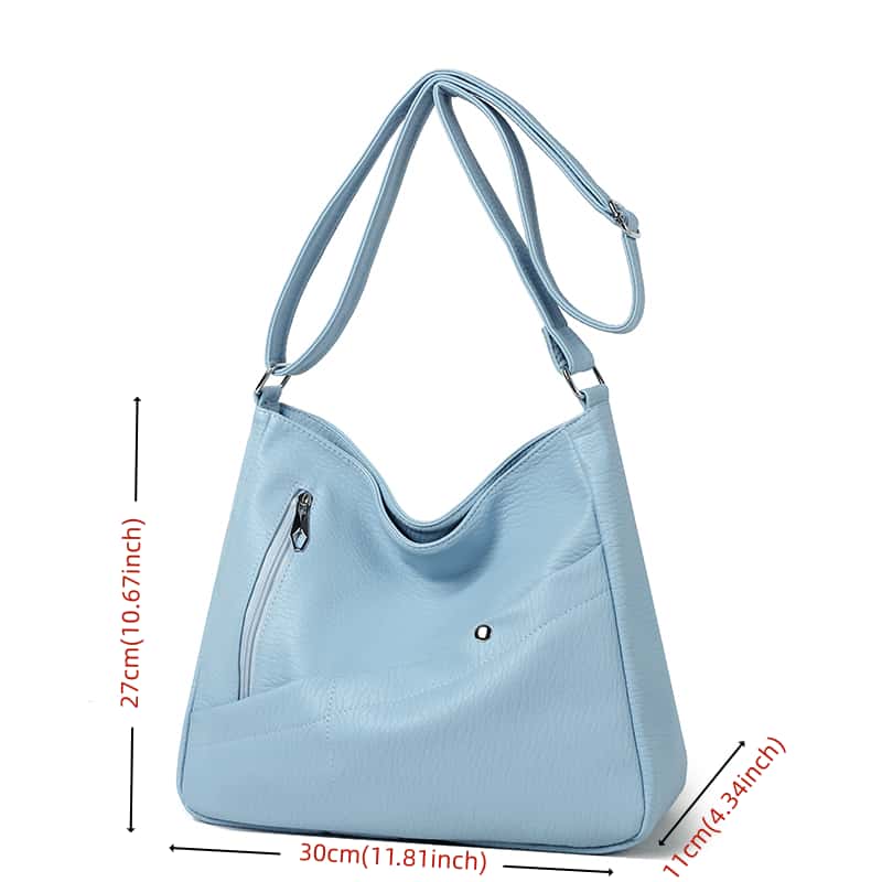 กระเป๋าสะพายข้างหนัง PU สำหรับ - Leather Work Handbags For Women บทวิจารณ์และราคา