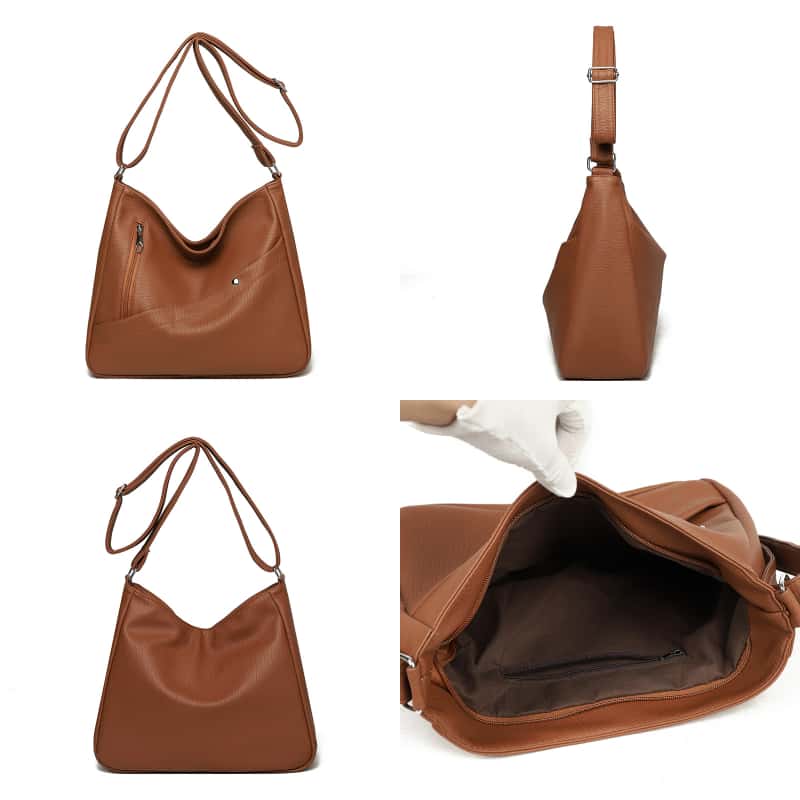 กระเป๋าสะพายข้างหนัง PU สำหรับ - Leather Work Handbags For Women บทวิจารณ์และราคา