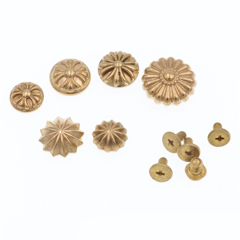 หมุดยึดสายรัดทองเหลือง 5 ชิ้น  - Leatherwork Flowers บทวิจารณ์และราคา