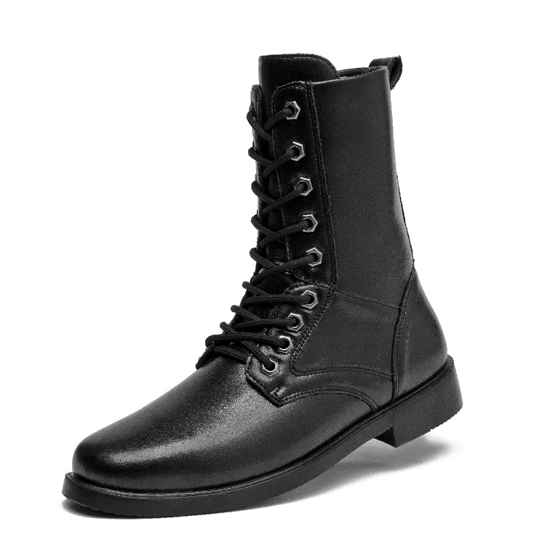 รองเท้าบูทหนังหุ้มข้อสูง รองเท - Leatherwork Boots บทวิจารณ์และราคา