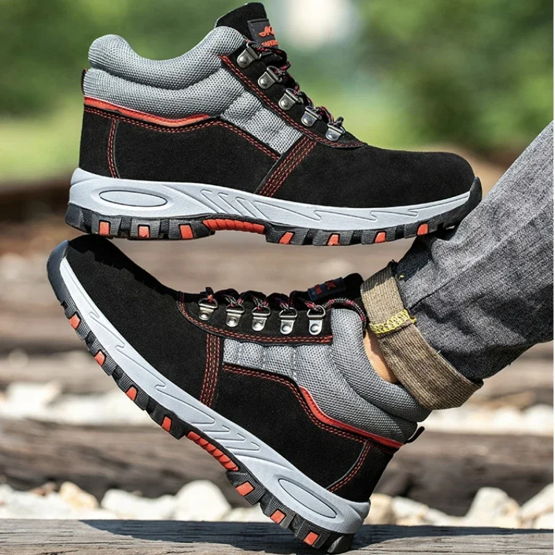 คุณภาพสูงผู้ชายความปลอดภัยรองเ - Leatherwork Boots บทวิจารณ์และราคา