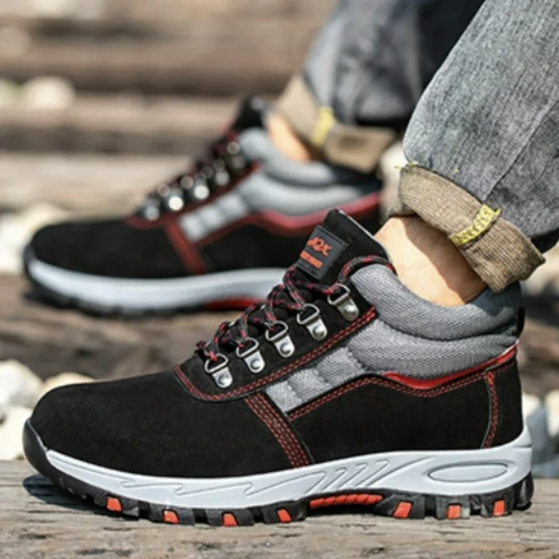 คุณภาพสูงผู้ชายความปลอดภัยรองเ - Leatherwork Boots บทวิจารณ์และราคา