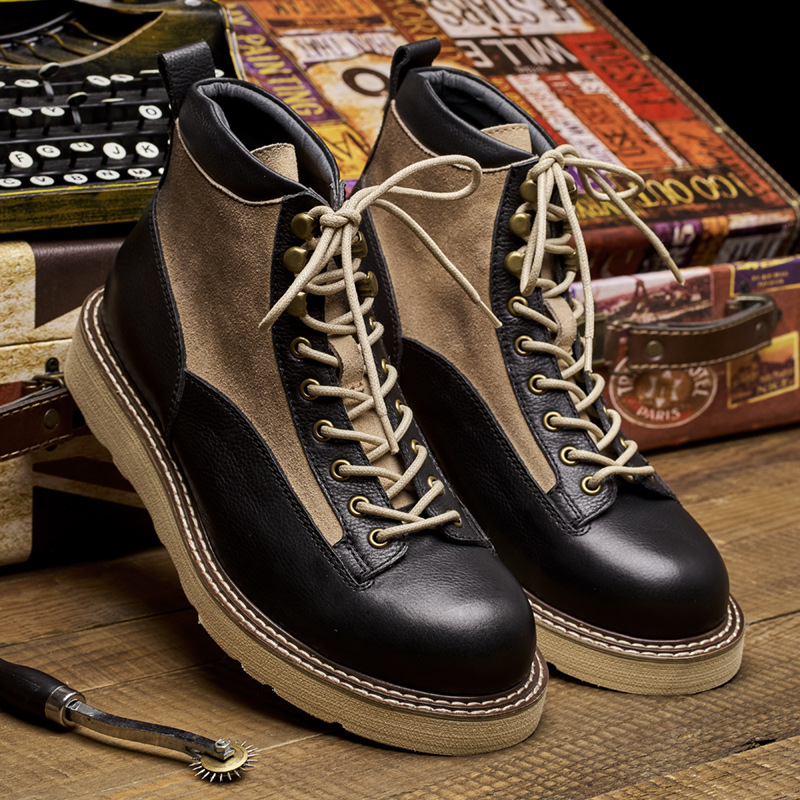 รองเท้าบูททำงานแบบสั้นสำหรับผู - Leatherwork Boots บทวิจารณ์และราคา