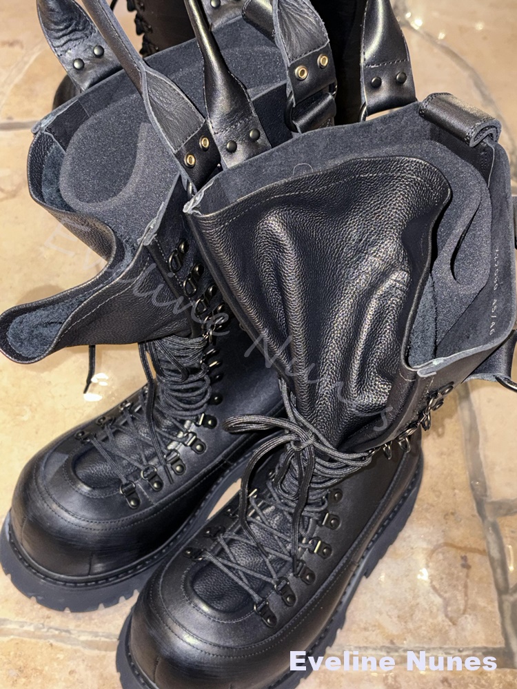 รองเท้าบูทมอเตอร์ไซค์หนังแท้สไ - Leatherwork Boots บทวิจารณ์และราคา