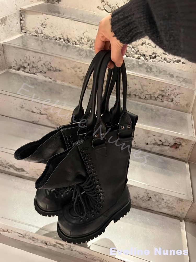 รองเท้าบูทมอเตอร์ไซค์หนังแท้สไ - Leatherwork Boots บทวิจารณ์และราคา