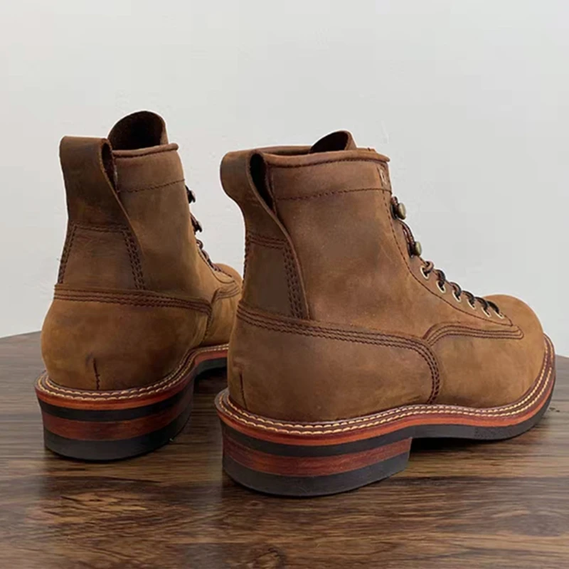Vintage อังกฤษผู้ชายข้อเท้ารอง - Leatherwork Boots บทวิจารณ์และราคา