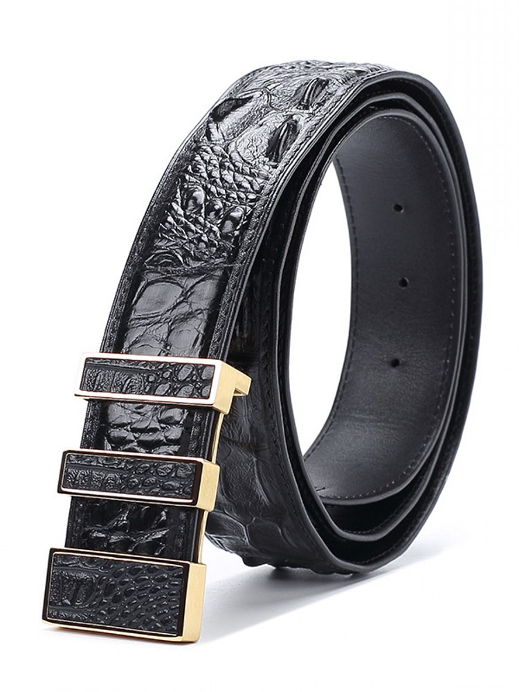 คุณภาพสูงชายหนังจระเข้แท้เข็มข - Leatherworking Classic บทวิจารณ์และราคา