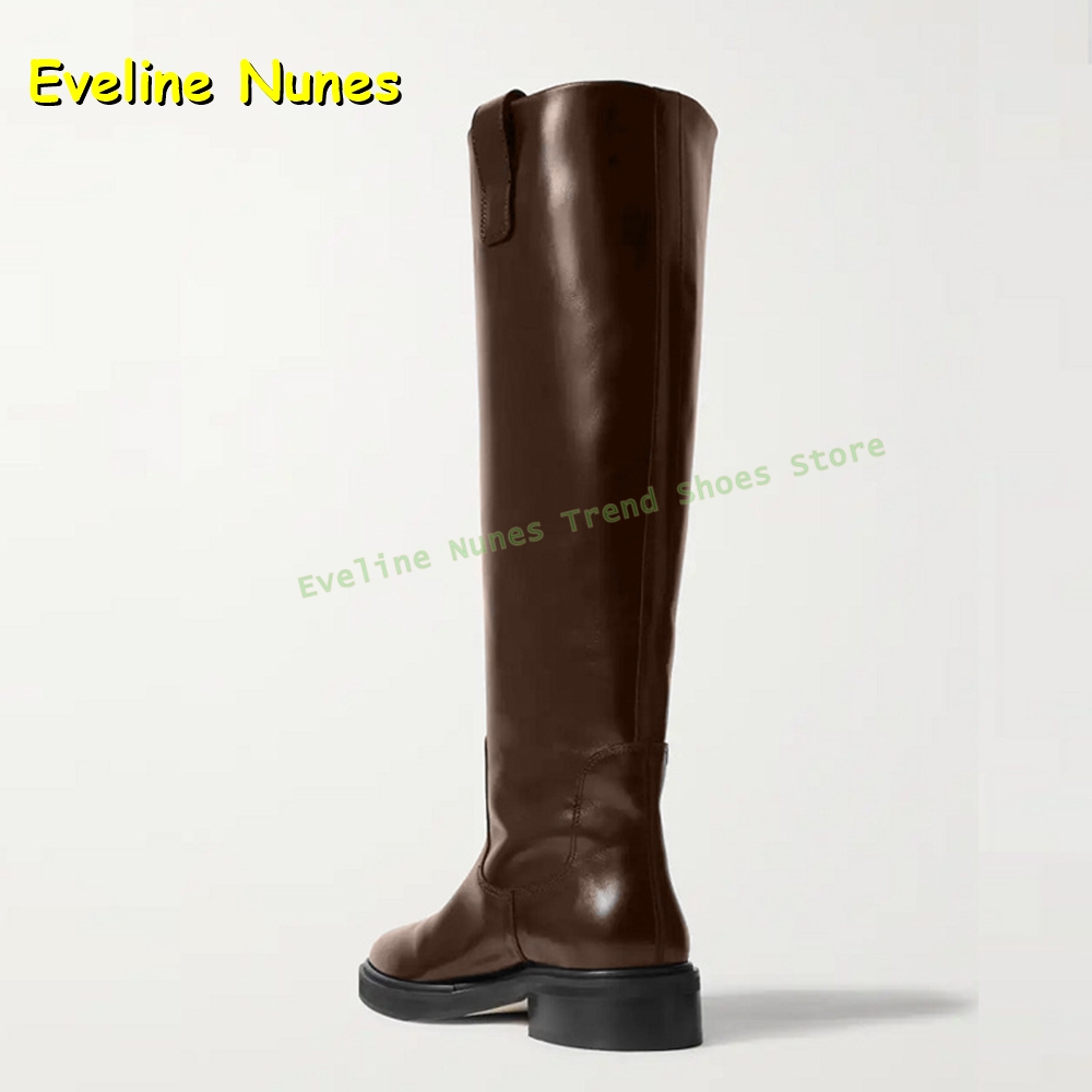 รองเท้าบูทหนังสีดำทรงสูงถึงเข่ - Leatherwork Boots บทวิจารณ์และราคา