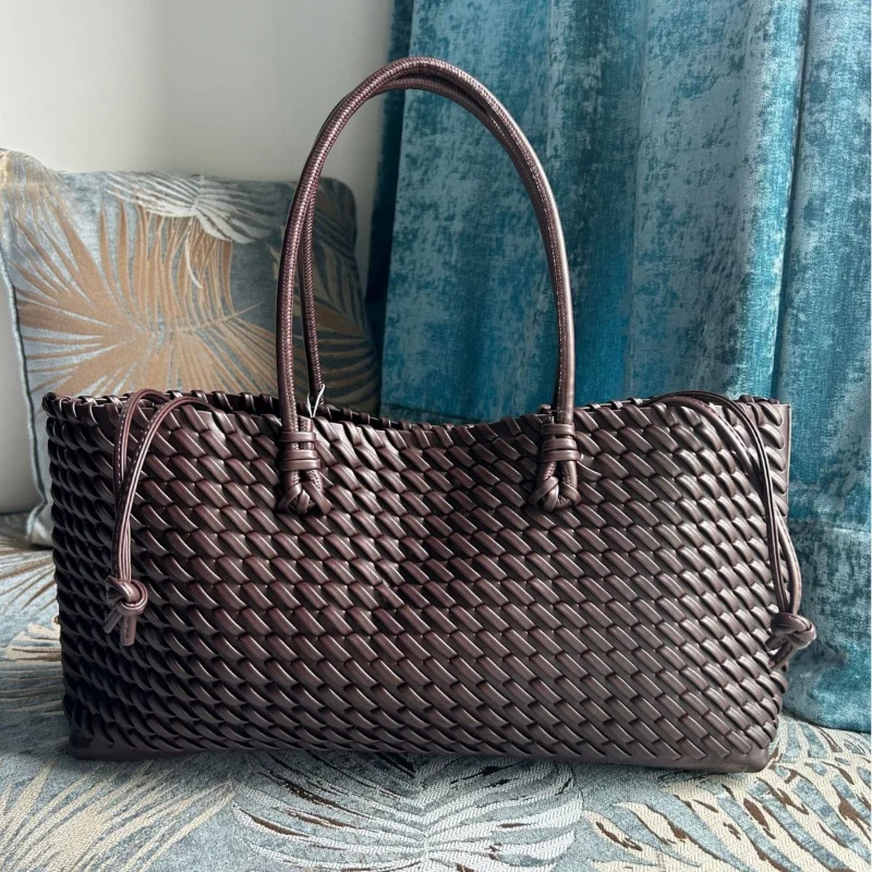 กระเป๋าโท้ทหนัง PU ดีไซน์หรูหร - Leather Work Handbags For Women บทวิจารณ์และราคา