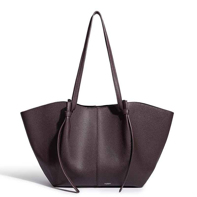 กระเป๋าหนังสะพายไหล่ทรง Dumpli - Leather Work Handbags For Women บทวิจารณ์และราคา