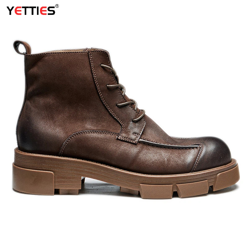 รองเท้าบูทผู้ชายสไตล์อังกฤษ หน - Leatherwork Boots บทวิจารณ์และราคา
