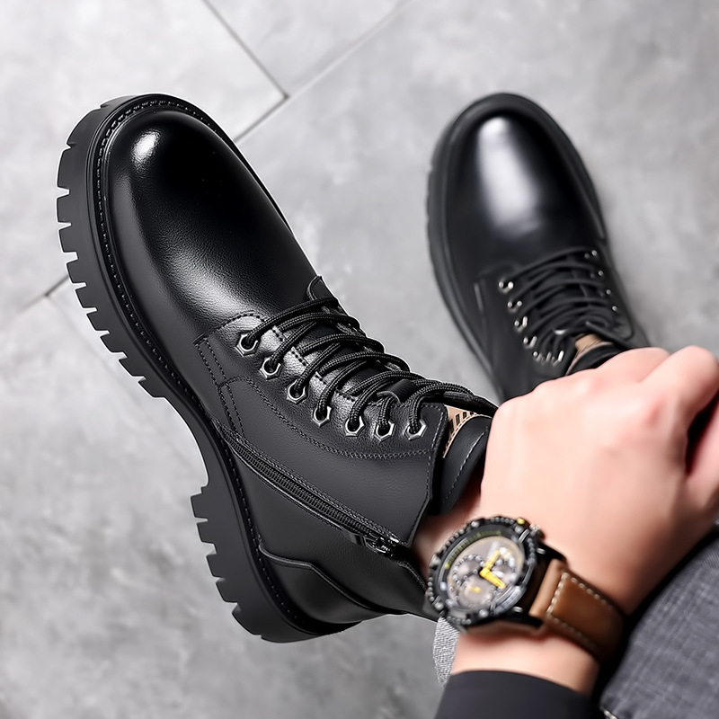 รองเท้าบูทหนังแท้สไตล์คลาสสิกส - Leatherwork Boots บทวิจารณ์และราคา