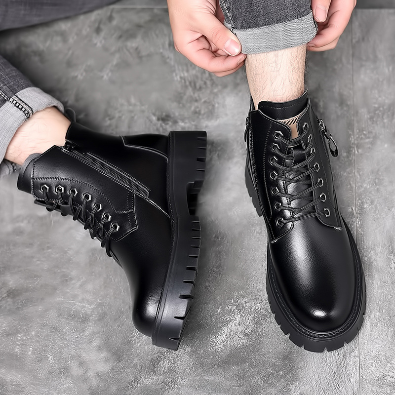 รองเท้าบูทหนังแท้สไตล์คลาสสิกส - Leatherwork Boots บทวิจารณ์และราคา
