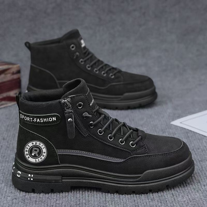 รองเท้าบูทหุ้มข้อผู้ชายสไตล์เร - Leatherwork Boots บทวิจารณ์และราคา
