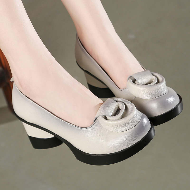 Birkuir Retro รองเท้าส้นสูงดอก - Leatherwork Flowers บทวิจารณ์และราคา