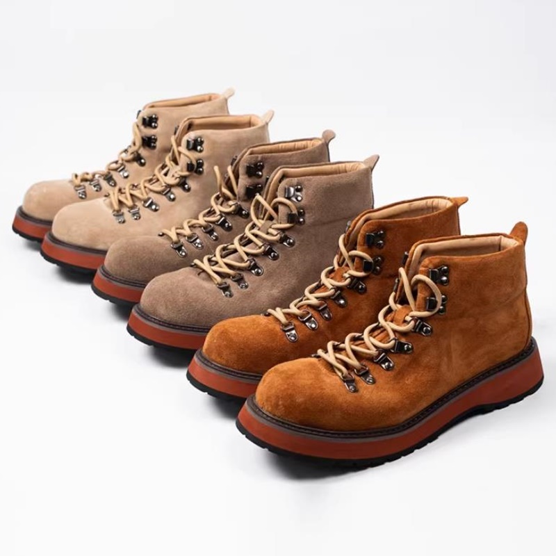 รองเท้าบูทข้อเท้าหนังแท้พื้นหน - Leatherwork Boots บทวิจารณ์และราคา