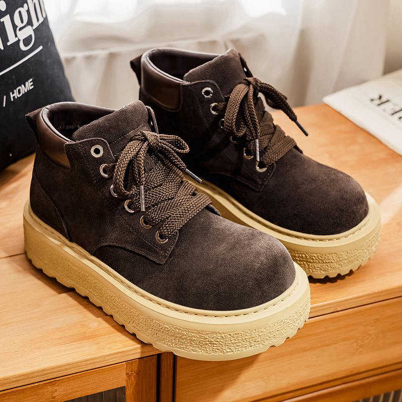 รองเท้าบูทหนังกลับคุณภาพสูงสำห - Leatherwork Boots บทวิจารณ์และราคา