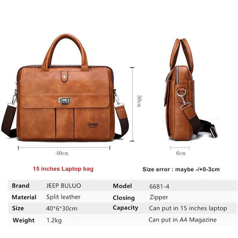 กระเป๋าเอกสารหนังสำหรับผู้ชาย  - Leather Work Handbags บทวิจารณ์และราคา