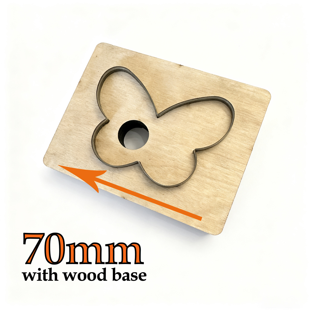 แม่พิมพ์ตัดเหล็กทรงผีเสื้อ ขนา - Leatherwork Flowers บทวิจารณ์และราคา