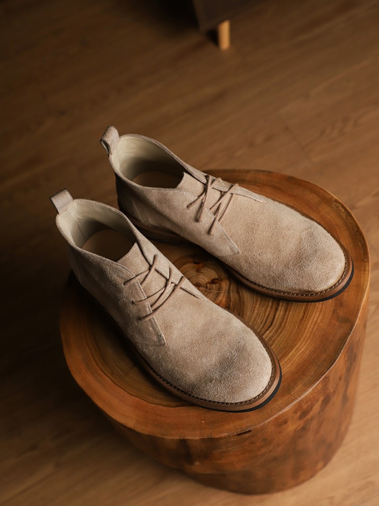 แฟชั่นอเนกประสงค์ชาย LACE-Up ส - Leatherwork Boots บทวิจารณ์และราคา