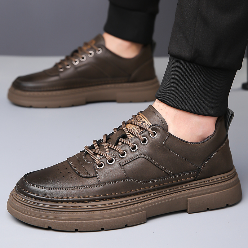 รองเท้าหนังแท้ผู้ชาย พื้นหนา ส - Leatherworking Classic บทวิจารณ์และราคา